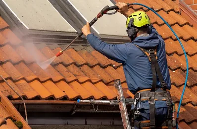 Démoussage et hydrofuge de toiture à Maulde